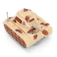 thumbnail image 4 of ABS niños simulación juguete tanque electrónico modelo militar con música ligera rueda universalTawny, 4 of 9