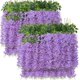 thumbnail image 1 of 24 Piezas Artificiales Flores Wisteria, Guirnalda De Flores Artificiales Decoracion Blancas para Pared, Boda, Jardín, Fiesta, Hogar, Exterior Decorar Arco, 1 of 4