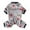 Grey, variant on Stylish Pet Dog Clothing Comfortable Home Wear Pajamas and Bathrobe Ideal for Fall Season