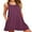 Purple, variant on Anyjoin Women's Summer Dresses Beach Floral Tshirt Sundress Sleeveless Pockets Casual Tank Dress