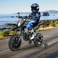 thumbnail image 2 of Costway 12V Licensed Aprilia Kids Ride On Motorcycle Electric Dirt Bike with Light & Music, 2 of 10