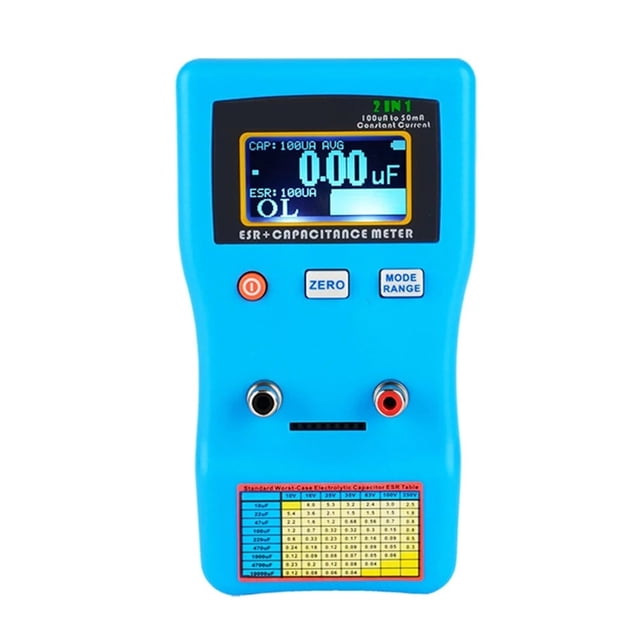 Capacitor Tester ESR LCR Capacitance Ohm Meter LCR-T7 LCR-TC1 GM328A Transistor Tester Multimeter MOS/PNP/NPN Electrical Tester ,Easy to Use