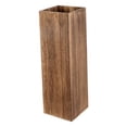 thumbnail image 2 of Paragüero de madera, estante de almacenamiento de paraguas, rectangular, organizador de pie, barril retro para puerta, hotel, oficina, hogar, 2 of 9