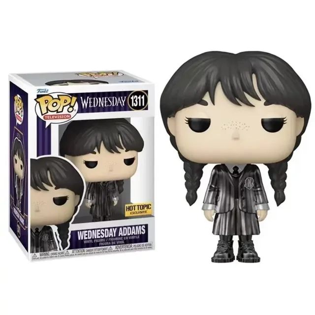 2025 Funko Pop WEDNESDAY ADDAMS con CELLO 1310# 1309# 811# 1311# LURCH la familia ADDAMS 815# Figuras de vinilo Colección Modelo Juguetes
