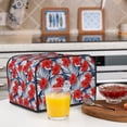 thumbnail image 6 of Haiem Leaves And Flowers Print Toaster Covers 4 Slice Wide Slot,Bread Dust Cover & Fingerprint Protection,Bread Machine Cover,Appliance Covers, 6 of 7