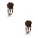 thumbnail image 4 of Jumpingount Moño de cola de caballo de fibra, peinado multiusos esencial para mujeres, extensión de cola de caballo, cabello rizado, damas Type10 NO10, 4 of 6