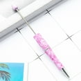 thumbnail image 4 of Lizhowu Beadable Pens Bulk Beaded Pens Plastic Beadable Pen Diamond Making Kit DIY Pens Ballpoint Pens Colorful Beaded Pens Black Ink Bead Pens for Presents Office Gifts Supplies(Multicolor), 4 of 4
