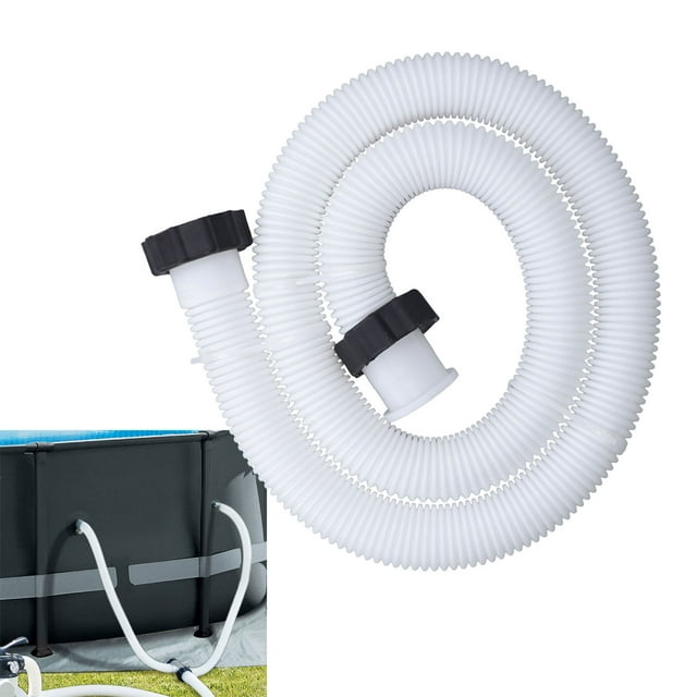 Pool Pump Replacement Hose for , 1.5inch Pool Filter Pump Connection Hose for Above Ground Pools, Hot Tubs, Spas, Garden White