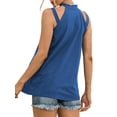 thumbnail image 4 of Womens Cold Shoulder Tank Tops Ladies Summer Beach Vest T ShirtXL, 4 of 4