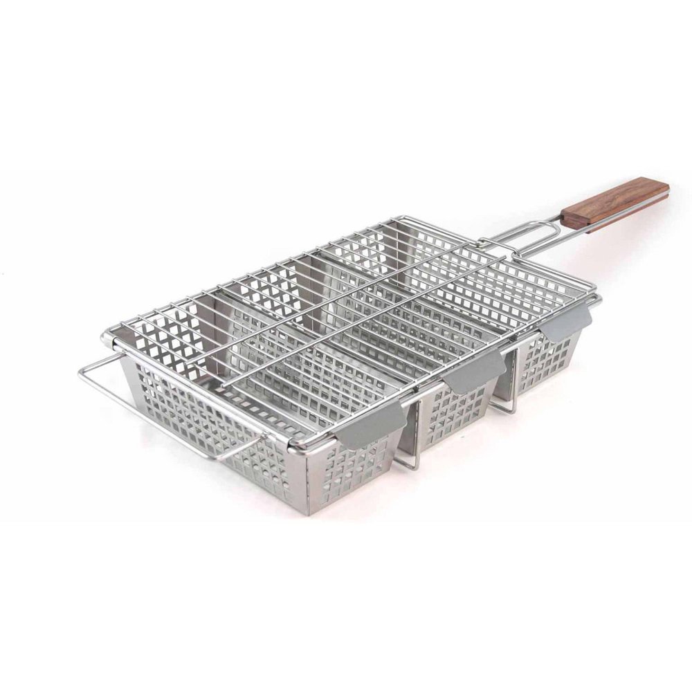 The Charcoal Companion Stainless Steel Grilling Basket