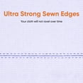 thumbnail image 5 of Superio 4-Pack White Squeegee Cloth with Hole for Cuban Style Mop, Israeli Spunja Cleaning Mop Towels- Kitchen Bathroom Tiles, Stone, Parquet Wood Floor Wash, 5 of 8