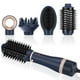 thumbnail image 1 of Juego de cepillos para secador de pelo IG INGLAM 4 en 1, secador de pelo de iones negativos desmontable y voluminizador, cepillo secador de aire caliente con 2 cabezales de peinado, azul de Prusia., 1 of 5