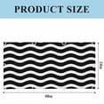 thumbnail image 3 of Black Moire Ombre Fluorescent Light Covers, Water Ripple Stripe Farmhouse Magnetic Light Covers for Ceiling Lights, Fluorescent Ceiling Shade Filters for Classroom Bedroom Office 4x2Ft x 4PCS, 3 of 8