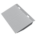 thumbnail image 4 of Queroig 1 Pair 24" x 48" Shed Ramp for Lawn Equipment, Anti-Slip Surface Loading Ramp, Supports 1500LBS, Driveway Ramp for Wheelchairs, ATVs, Lawn Mower, Garages & Barns, 4 of 7