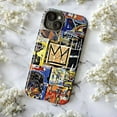 thumbnail image 5 of Crown Graffiti Art Phone Case, Neo-Expressionist Street Style iPhone Cover, Bold Abstract Urban Design Case for iPhone 16 15 14 13 12 11 Plus Pro Max Mini, 5 of 6