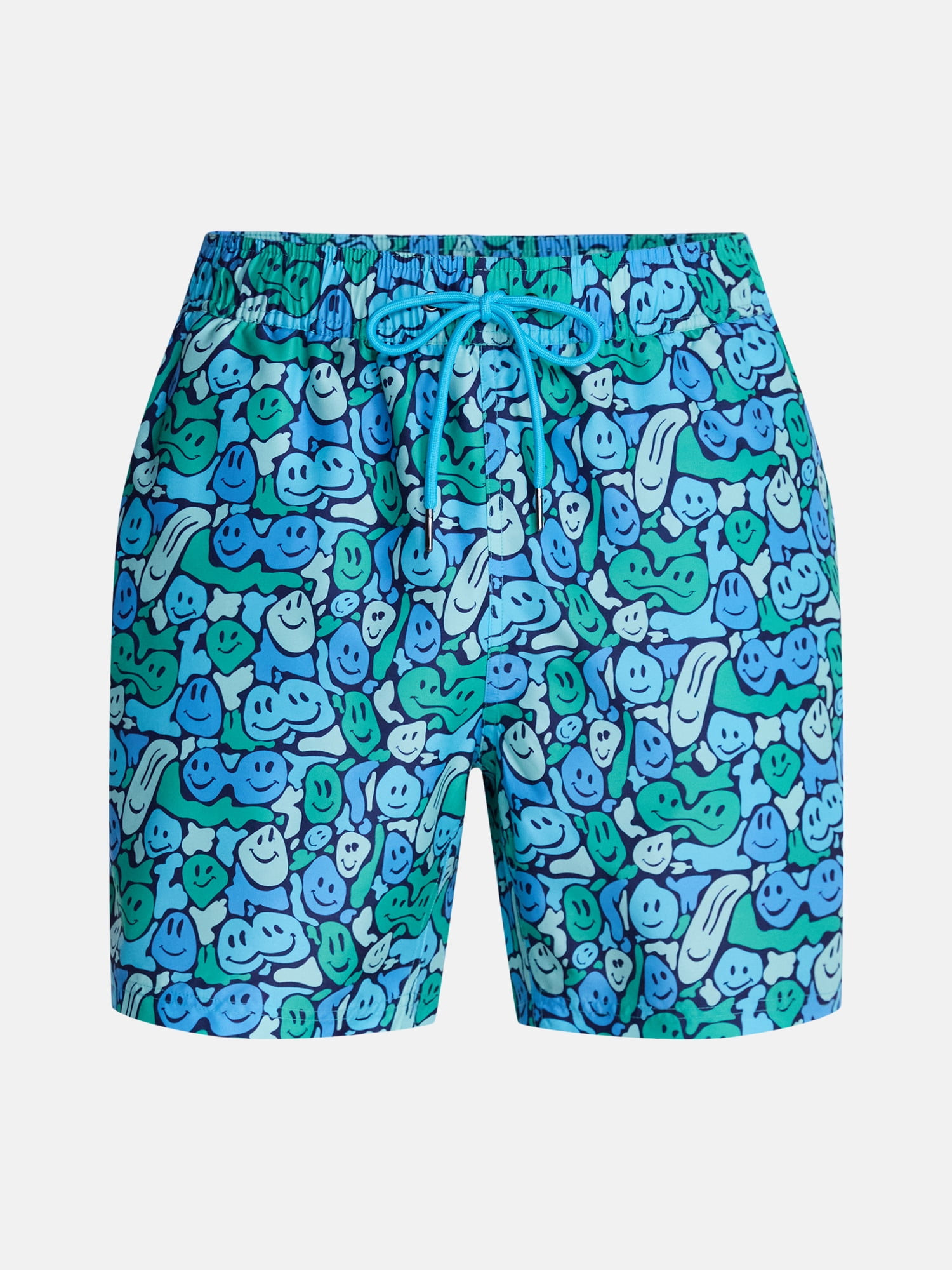 Party Sharks Men's Swim Trunks, 6.5" Inseam, Sizes S-XL
