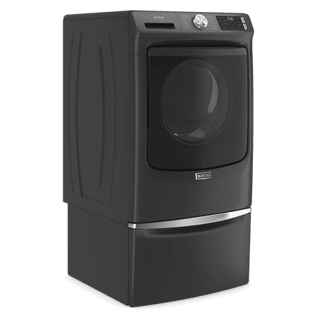 Maytag - Washer/Dryer Laundry Pedestal with Storage Drawer - Volcano Black