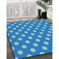thumbnail image 2 of Ahgly Company Indoor Rectangle Patterned Blue Novelty Area Rugs, 6' x 9', 2 of 6