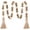 Coffee & Natural, variant on SXFVHN Wood Bead Garland,39in Farmhouse Beads with Tassels Tiered Tray Decor Wall Hanging Home Ornaments for Christmas Tree Decorations
