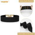 thumbnail image 6 of WHIPPY Women Wide Stretch Belts Ladies Elastic Waist Belt for Dresses Pants, 6 of 7
