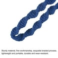 thumbnail image 4 of Uxcell Wrist Lanyard for Key, Braided Twisted Keyring Hand Wrist Lanyards Dark Blue, 4 of 5