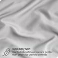 thumbnail image 3 of Bare Home Body Pillowcase - Envelope Closure - Ultra Soft - Double Brushed - Light Gray, 3 of 6
