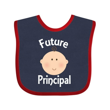 

Inktastic Future Principal Baby Occupation Gift Baby Boy or Baby Girl Bib