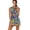 Blue Hippie, variant on Colorful Floral Women's Golf Tennis Dress Lightweight Collar Workout Dress Half-Zip Sleeveless Active Workout Dresses Sport Activewear, Size M