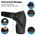 thumbnail image 5 of Shoulder Support Brace Rotator Cuff Pain Relief Therapy Belt Sleeve Men Women, 5 of 5