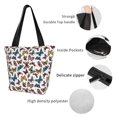 thumbnail image 5 of Vsdgher Cute Butterfly print Reusable Shopping Grocery Bags for Women Shopping with Pouch Foldable Pouch Lightweight Polyester Fabric, 5 of 6