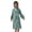 Light Green, variant on Girls Knit Dress Cardigan Flared Sleeves Ruffle Long Robe Coat Pattern First Day Of Kindergarten Outfits for Girls