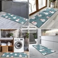 thumbnail image 2 of Blue Christmas Snowman Pattern Kitchen Rug Mat,Kitchen Runner Rugs Non Skid Washable,Decorative Kitchen Floor Mats for Kitchen,Sink,Laundry,17"X47", 2 of 5