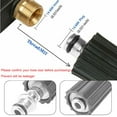 thumbnail image 3 of PVUEL 4000 PSI High Pressure Washer Gun Car Wash Foam Spray Wand Lance With 5 Nozzle, 3 of 10