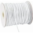 thumbnail image 1 of Cordón encerado de 2 mm, 100 yardas de hilo de algodón encerado blanco, cordón encerado, hilo para abalorios encerado, cordel., 1 of 9