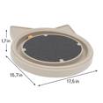 thumbnail image 4 of FURACÃOPET Cat Toy with Scratcher Pad and Rolling Ball – Oval Track for Independent Play and Instinct Stimulation (Gray), 4 of 5