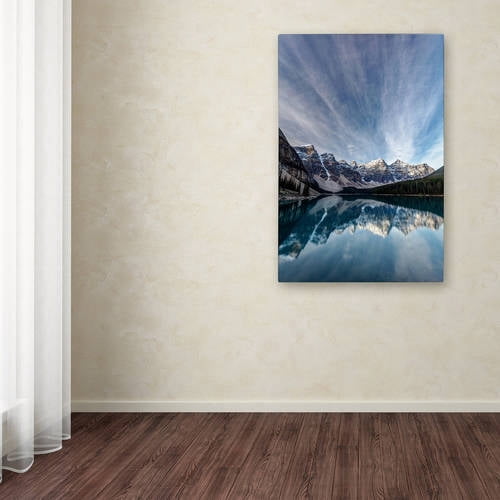 Trademark Fine Art 'Moraine Lake Sky' Canvas Art by Pierre Leclerc