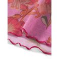 thumbnail image 6 of LMLYSoH Ladies Summer Sexy Midriff-baring Camisole, Floral Printing Stringy Selvedge Hem Hanging Neck Sleeveless Mesh Tops, 6 of 8