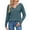 Blue, variant on Holzkary Long Sleeve Shirts for Women V Neck Casual Tunic Loose Fit Basic Shirts Trendy Tops for Women 2025 Fashionable Casual Autumn Winter V Neck Casual Loose T Shirt Top Dark Grey M