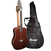 12/6 Strings Acoustic Double Neck, Double Sided Busuyi Guitar 2021 NPS