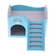 thumbnail image 2 of Juguete Hamster House Dormitorio Enano Jaula Ratón Gerbil Pequeño Animal Doméstico Ejercicio Natural Azul Colco Pet Hamster Sleep House, 2 of 8