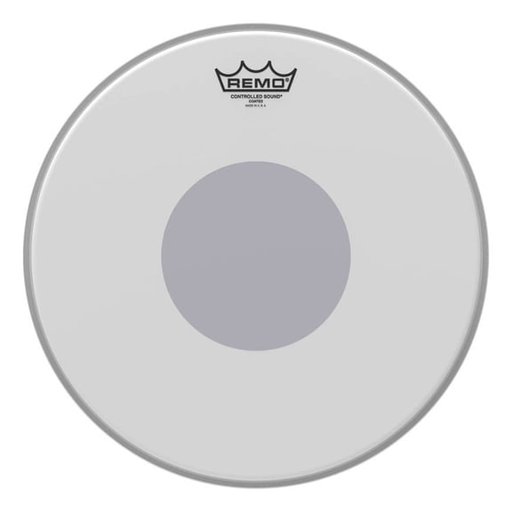 Remo Controlled Sound Coated 14" Drumhead, Black Dot on Bottom - 10-Pack