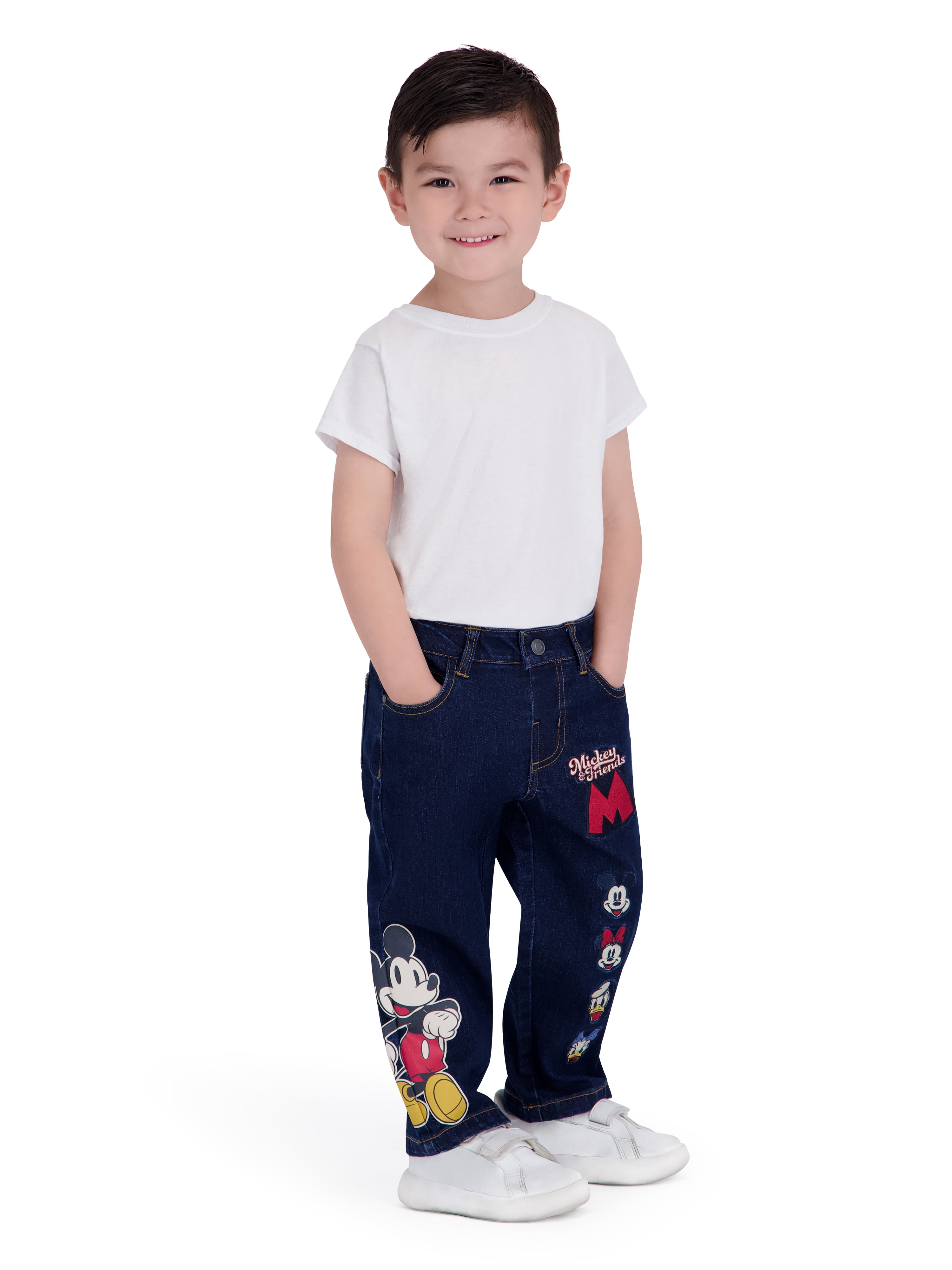 Mickey Mouse Toddler Boy Denim Pant, Sizes 12M-5T