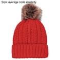 thumbnail image 2 of Gorro de lana de punto con forma de calavera para esquiar en la nieve en invierno, 2 of 5