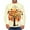 Yellow, variant on Odeerbi Thanksgiving Shirts For Men 2025 Casual Round Neck Pullover 3D Printed Realistic Print T-Shirt Khaki