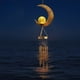 thumbnail image 4 of Solar Powered Wind Chime Front Porche Windchime Yard Patios Decoración de césped Casa Raro Arte Iluminado Arte Craft Regalo Hogar Suministros Luna AweSitey HA012049-01B, 4 of 7