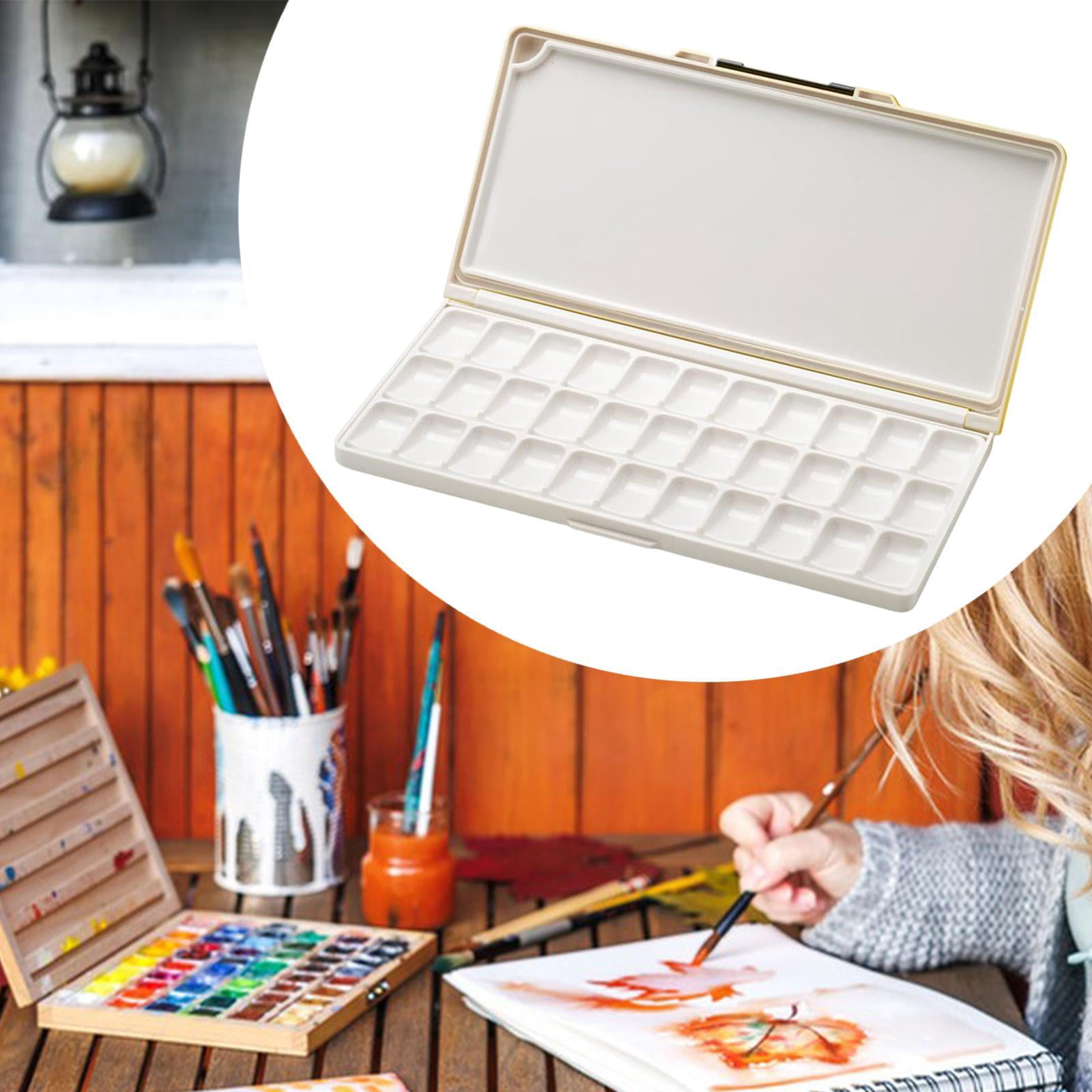 Sharprepublic Watercolor Palette 33 Grids Gouache Mixing Tray for Beginners Students Craft