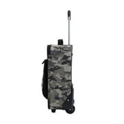 Travelers Club 3 Piece Kids and Junior Rolling Travel Luggage Set, Camo