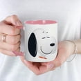 thumbnail image 3 of CafePress - Peanuts Snoopy Emoji - 11 oz Ceramic Mug - Novelty Coffee Tea Cup, 3 of 3