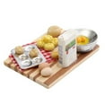thumbnail image 3 of WhimsyHive 1:12 Miniature Kitchen Model Bread Cutting Board with Fake Baguette & Knife, Realistic Dollhouse Food Accessory for Barbie or Calico Critters, 3 of 6