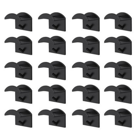 

GLFILL 20Pcs Double Hook Minimalist Wall Mounted Self Easy Install Hat Hanger